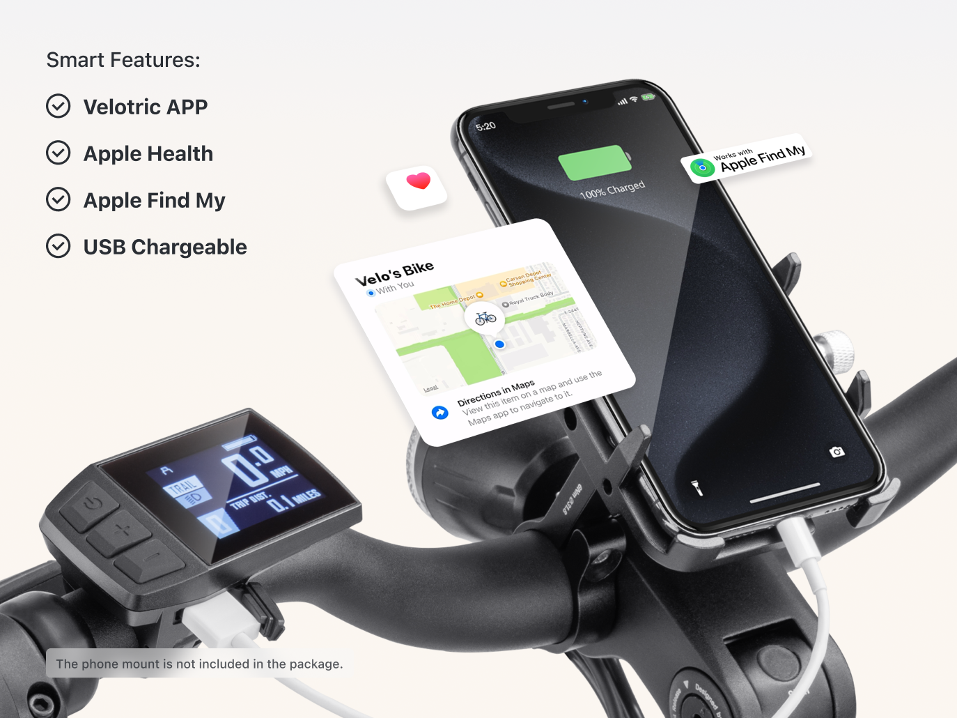 Velotric T1 ST Plus Elcykel (Lätt & Smart)